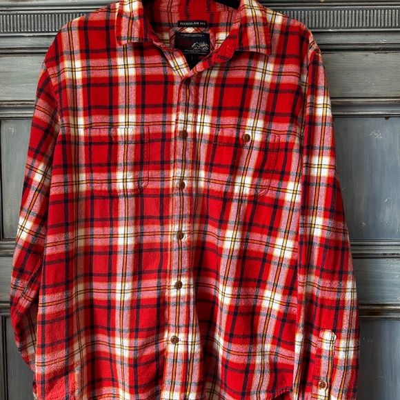 Old Navy Vintage Flannel Shirt Size L - Picture 2 of 7